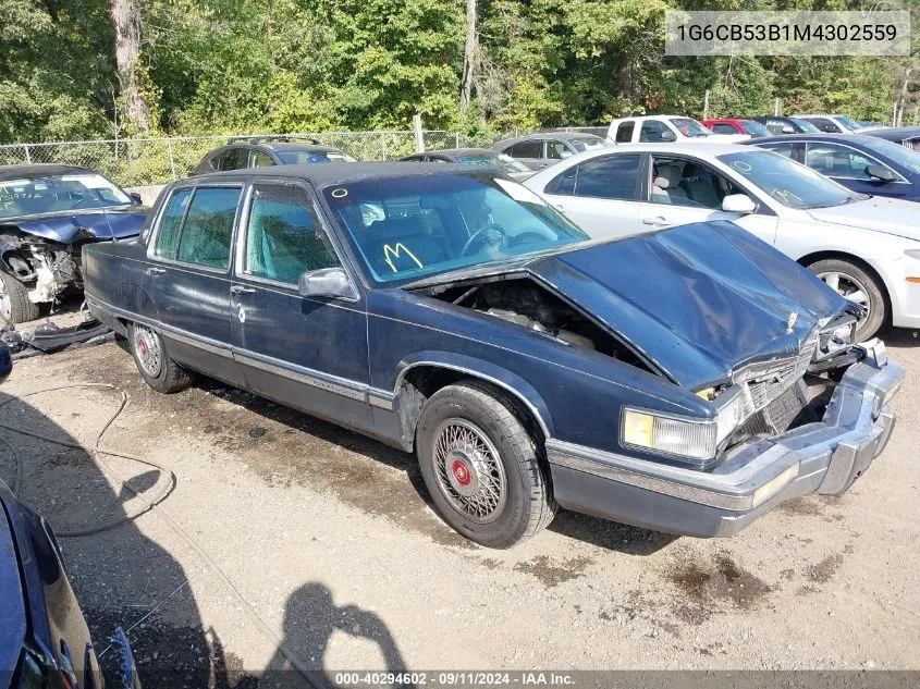 1991 Cadillac Fleetwood VIN: 1G6CB53B1M4302559 Lot: 40294602