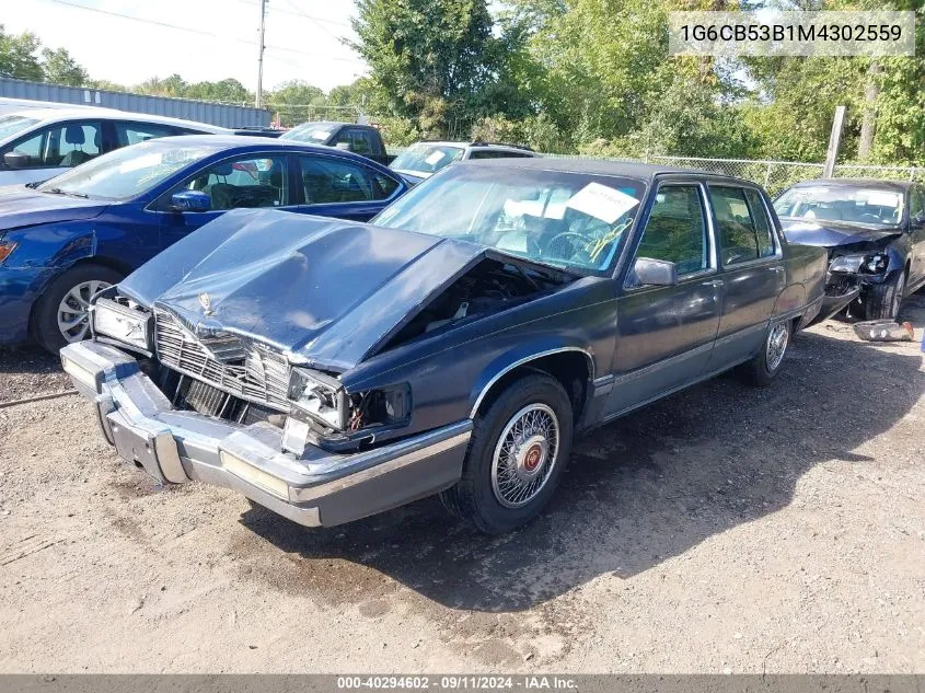 1991 Cadillac Fleetwood VIN: 1G6CB53B1M4302559 Lot: 40294602