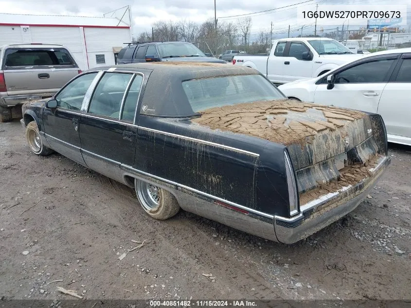 1993 Cadillac Fleetwood Chassis VIN: 1G6DW5270PR709673 Lot: 40851482