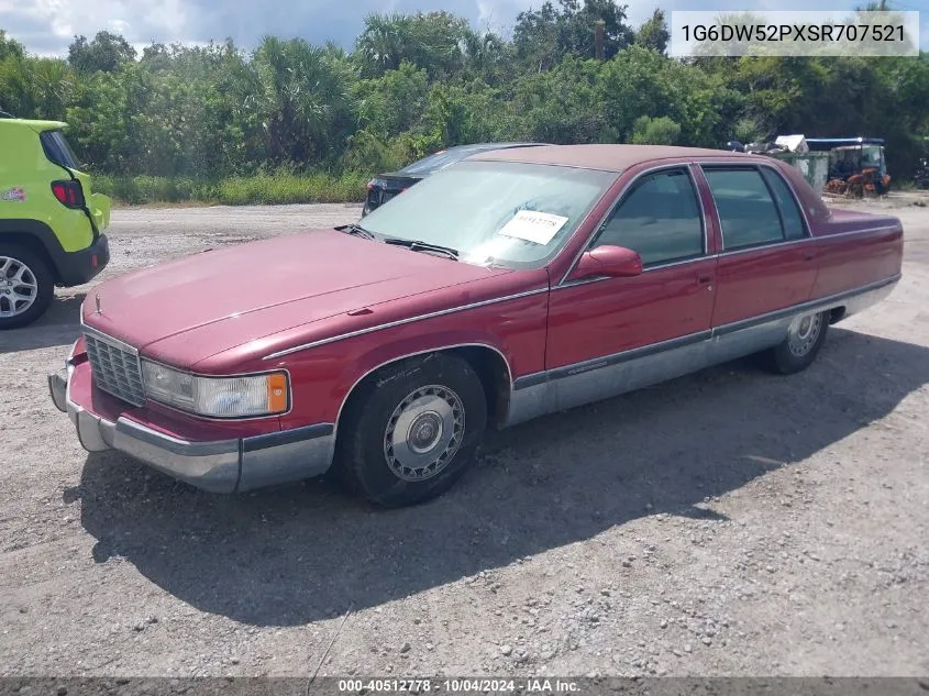 1995 Cadillac Fleetwood Brougham VIN: 1G6DW52PXSR707521 Lot: 40512778