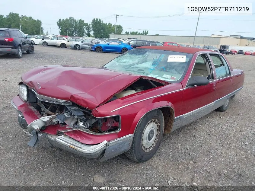 1996 Cadillac Fleetwood Brougham VIN: 1G6DW52P7TR711219 Lot: 40112326