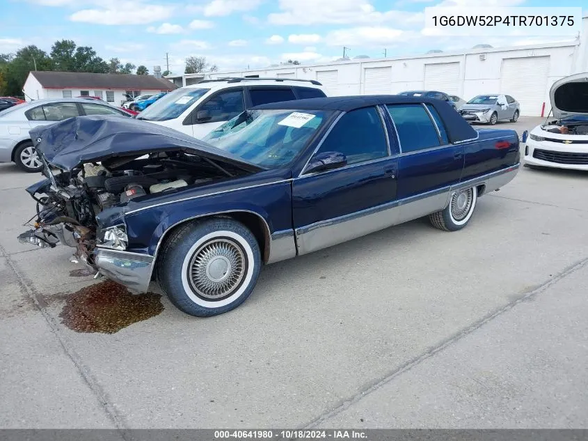 1996 Cadillac Fleetwood Brougham VIN: 1G6DW52P4TR701375 Lot: 40641980