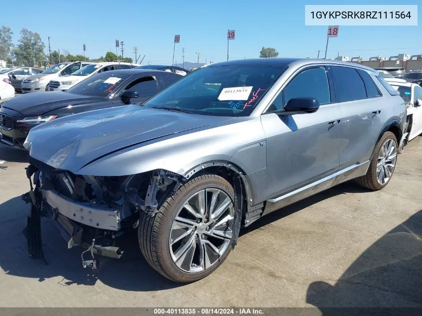 1GYKPSRK8RZ111564 2024 Cadillac Lyriq Luxury W/1Se