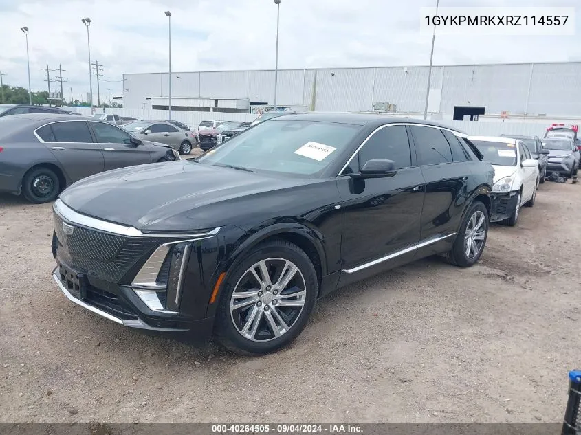 1GYKPMRKXRZ114557 2024 Cadillac Lyriq Tech W/1Sa