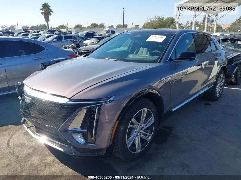 2024 Cadillac Lyriq Tech W/1Sa VIN: 1GYKPMRL7RZ139036 Lot: 40305206