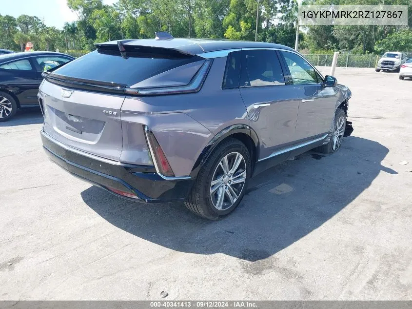 2024 Cadillac Lyriq Tech W/1Sa VIN: 1GYKPMRK2RZ127867 Lot: 40341413