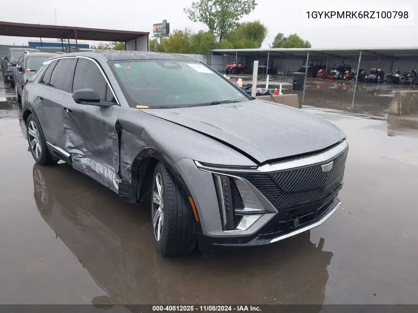 2024 Cadillac Lyriq Tech W/1Sa VIN: 1GYKPMRK6RZ100798 Lot: 40812025