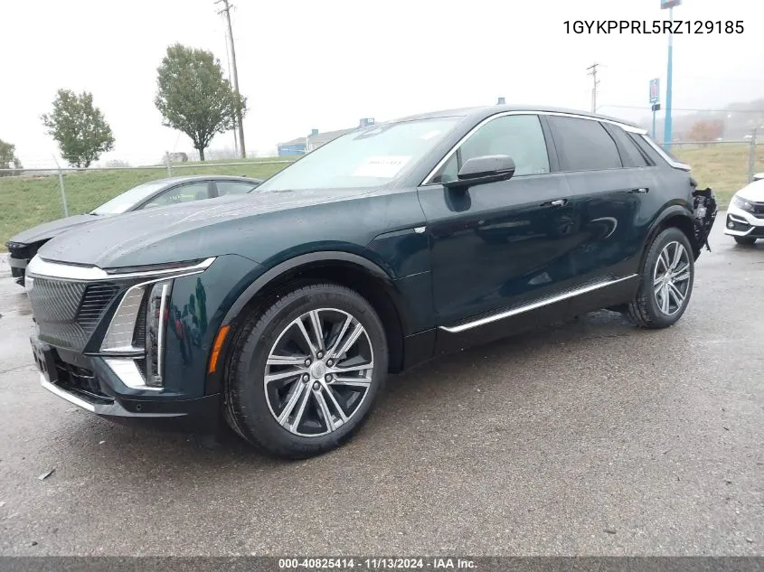 2024 Cadillac Lyriq Luxury W/1Sc VIN: 1GYKPPRL5RZ129185 Lot: 40825414