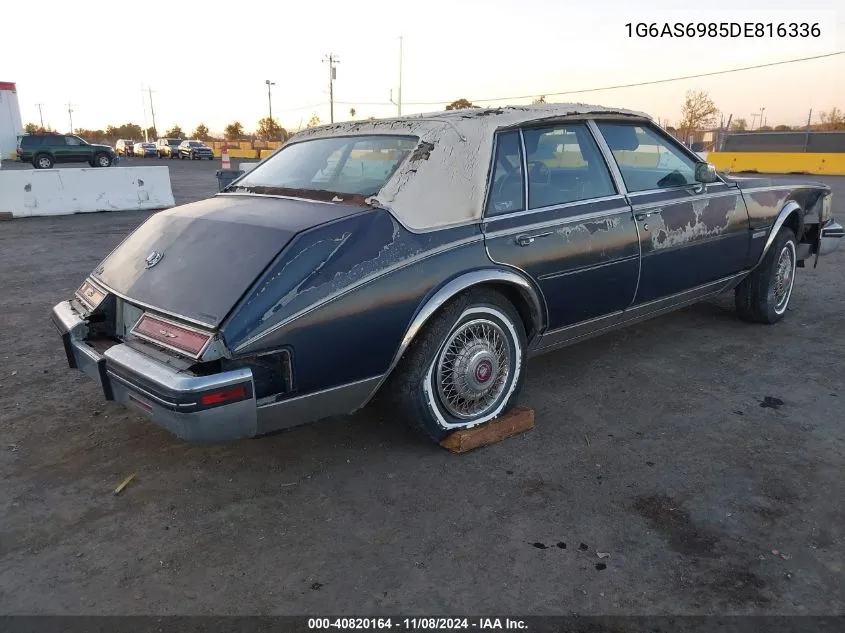 1983 Cadillac Seville VIN: 1G6AS6985DE816336 Lot: 40820164