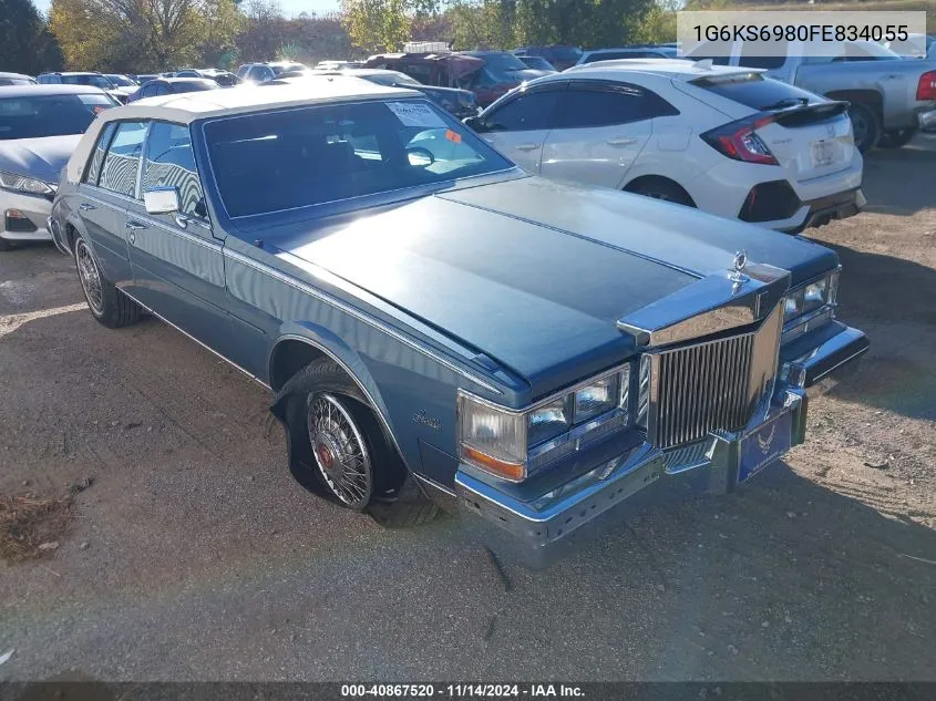 1985 Cadillac Seville VIN: 1G6KS6980FE834055 Lot: 40867520