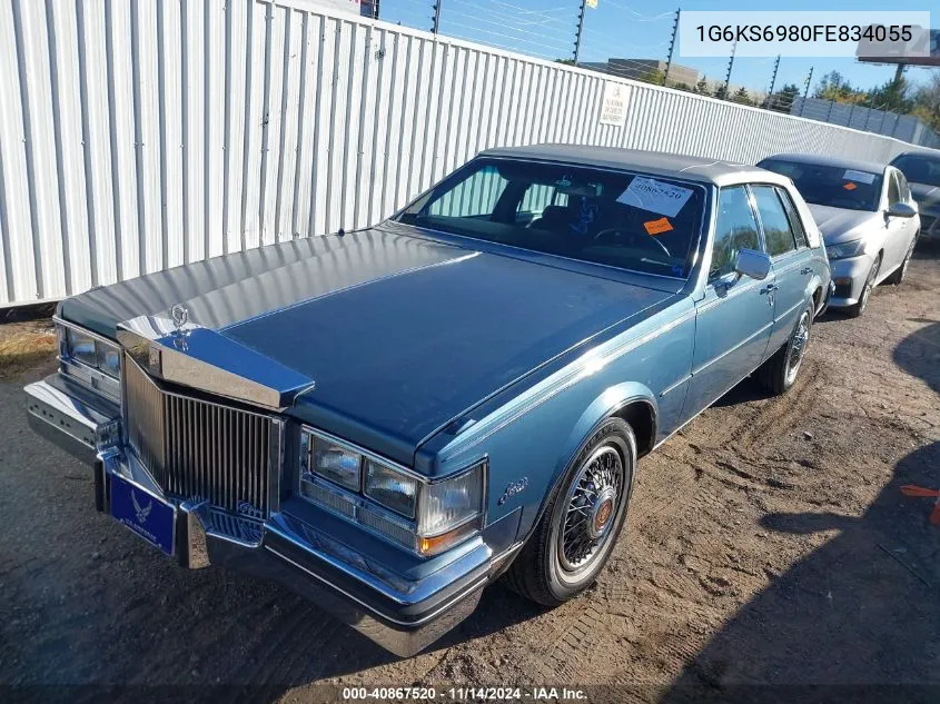 1985 Cadillac Seville VIN: 1G6KS6980FE834055 Lot: 40867520