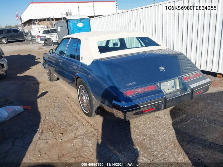 1985 Cadillac Seville VIN: 1G6KS6980FE834055 Lot: 40867520