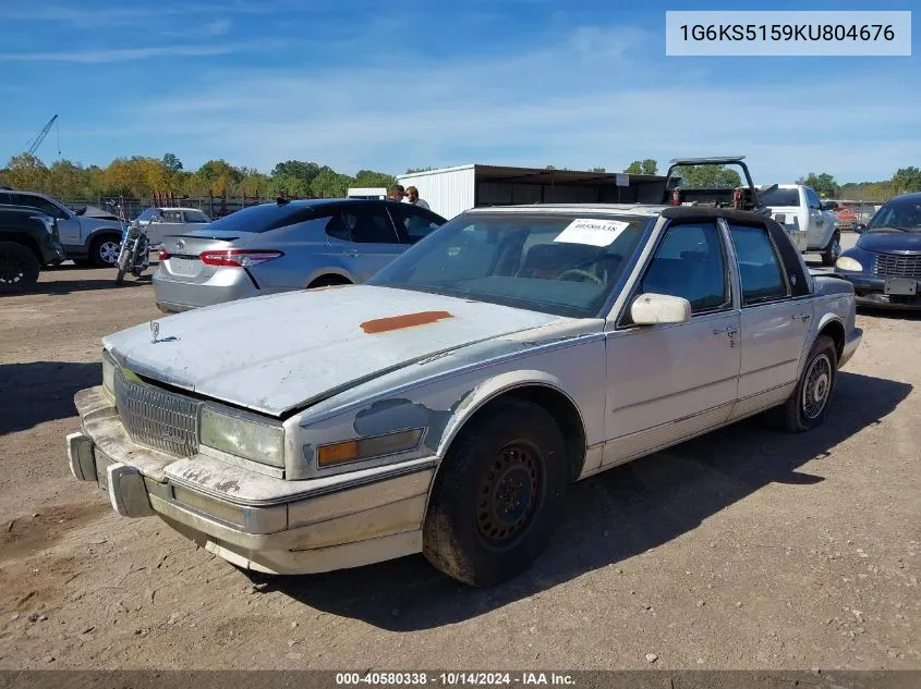 1989 Cadillac Seville VIN: 1G6KS5159KU804676 Lot: 40580338