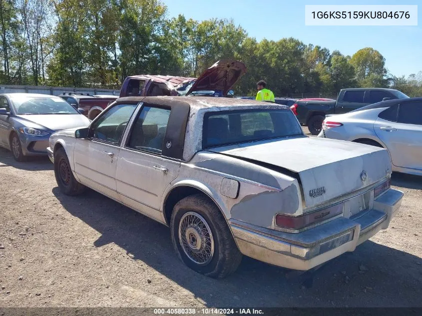 1989 Cadillac Seville VIN: 1G6KS5159KU804676 Lot: 40580338