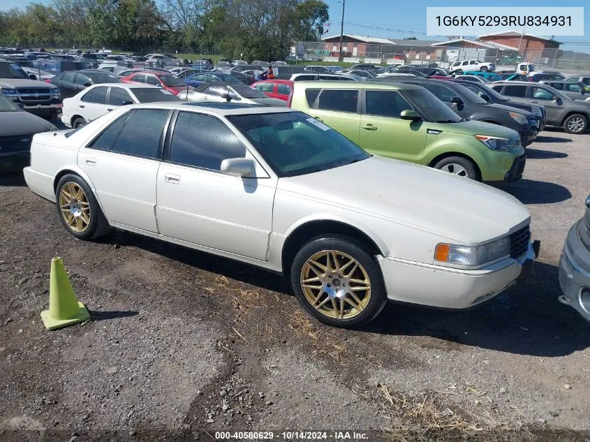 1994 Cadillac Seville Sts VIN: 1G6KY5293RU834931 Lot: 40580629