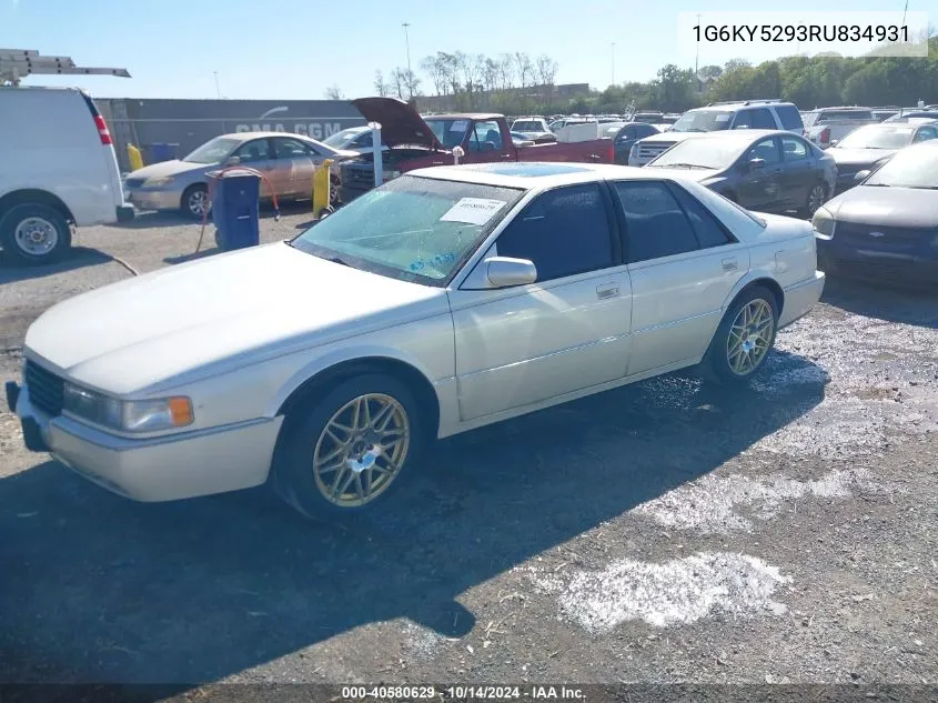 1994 Cadillac Seville Sts VIN: 1G6KY5293RU834931 Lot: 40580629