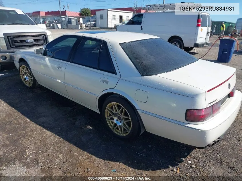 1994 Cadillac Seville Sts VIN: 1G6KY5293RU834931 Lot: 40580629