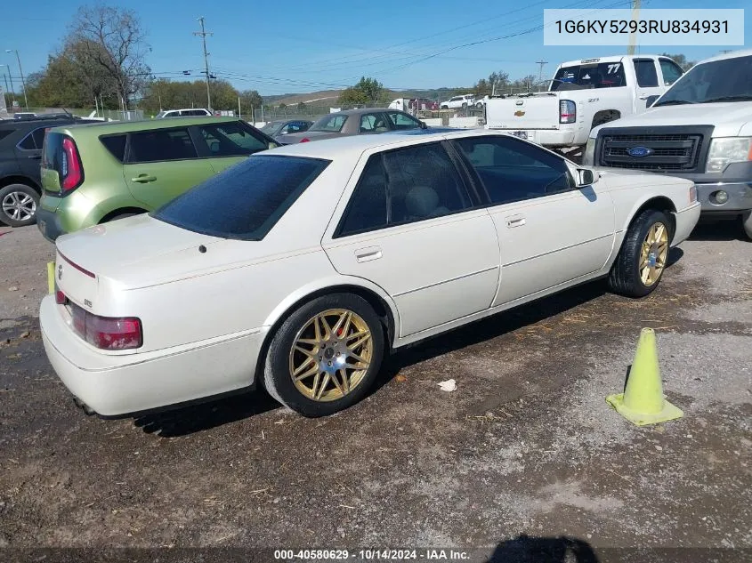 1994 Cadillac Seville Sts VIN: 1G6KY5293RU834931 Lot: 40580629