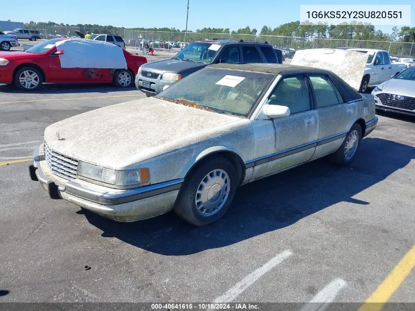 1995 Cadillac Seville Sls VIN: 1G6KS52Y2SU820551 Lot: 40641615