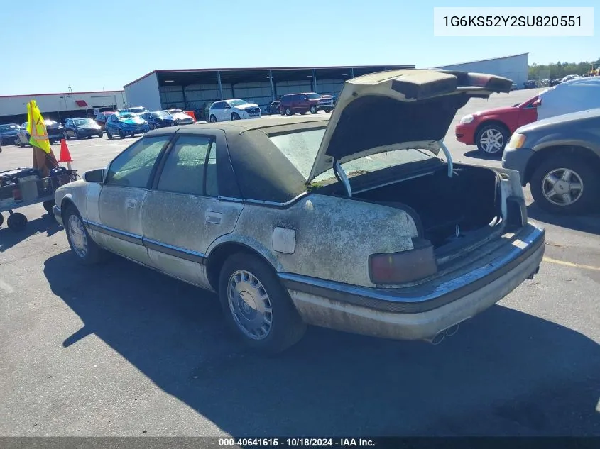 1995 Cadillac Seville Sls VIN: 1G6KS52Y2SU820551 Lot: 40641615