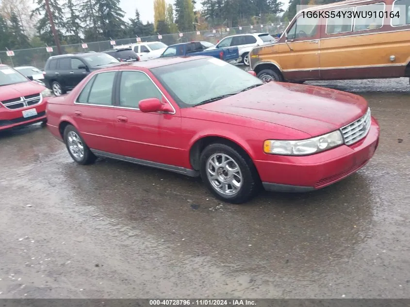 1998 Cadillac Seville Sls VIN: 1G6KS54Y3WU910164 Lot: 40728796