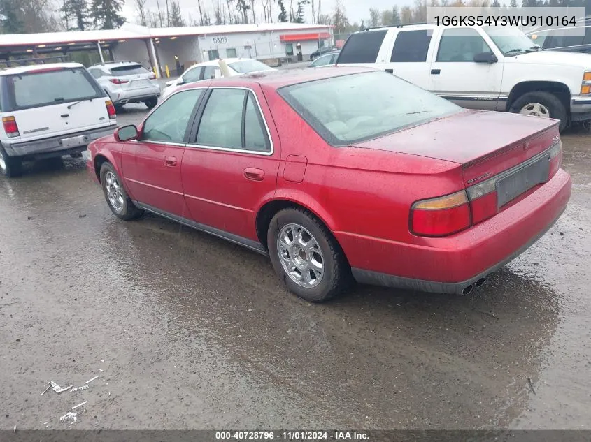 1998 Cadillac Seville Sls VIN: 1G6KS54Y3WU910164 Lot: 40728796