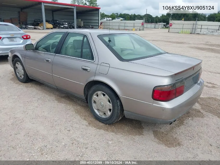 1999 Cadillac Seville Sls VIN: 1G6KS54Y8XU905124 Lot: 40312099