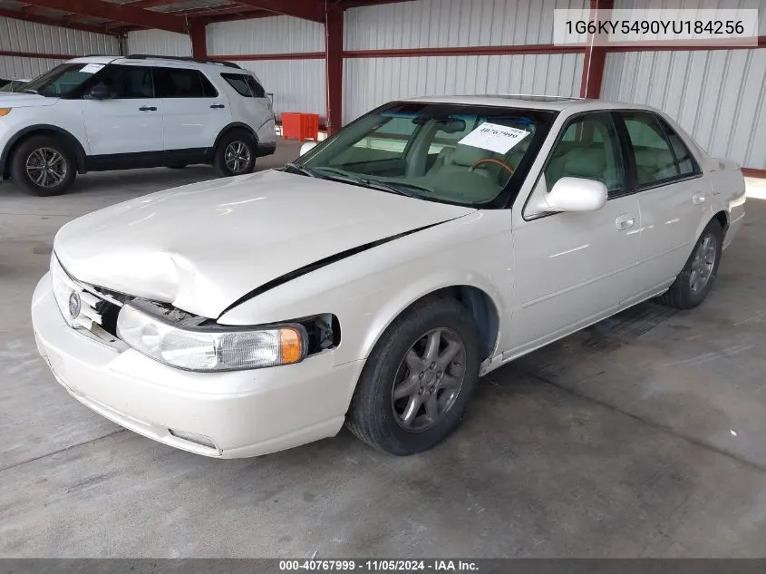 2000 Cadillac Seville Sts VIN: 1G6KY5490YU184256 Lot: 40767999