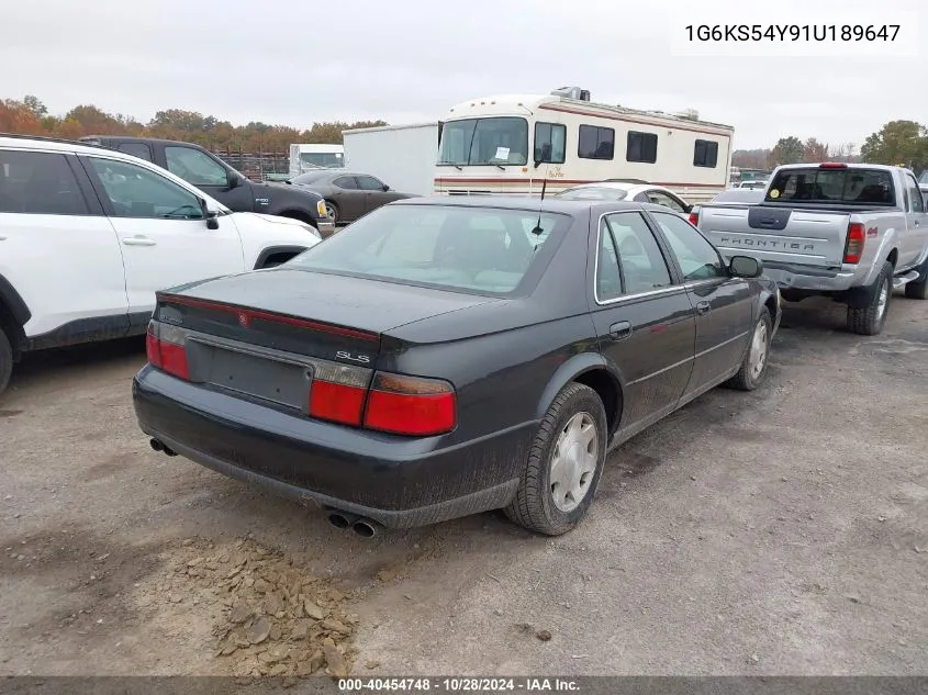 2001 Cadillac Seville Luxury Sls VIN: 1G6KS54Y91U189647 Lot: 40454748