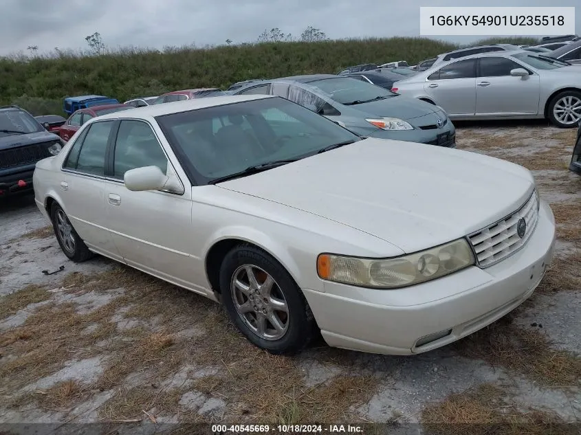 2001 Cadillac Seville Sts VIN: 1G6KY54901U235518 Lot: 40545669