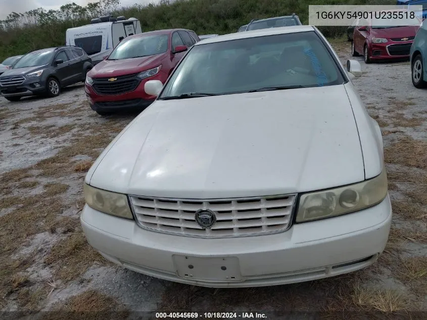 2001 Cadillac Seville Sts VIN: 1G6KY54901U235518 Lot: 40545669