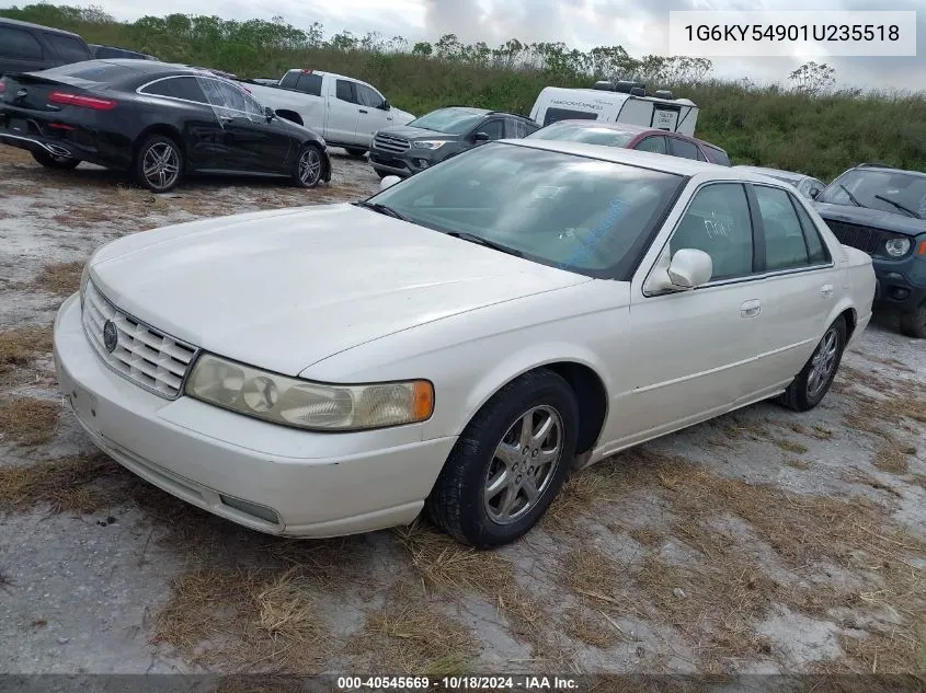 2001 Cadillac Seville Sts VIN: 1G6KY54901U235518 Lot: 40545669