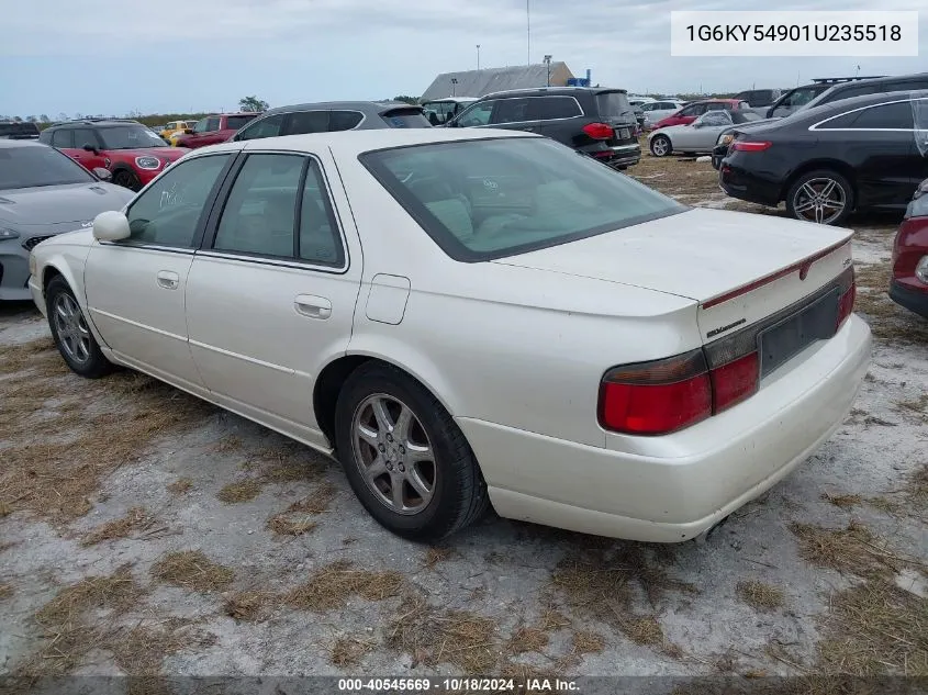 2001 Cadillac Seville Sts VIN: 1G6KY54901U235518 Lot: 40545669