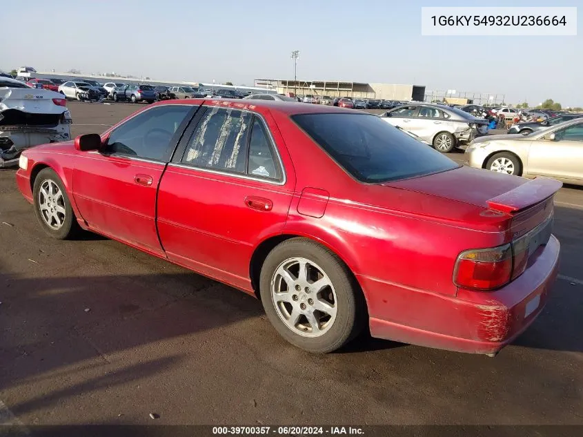 2002 Cadillac Seville Sts VIN: 1G6KY54932U236664 Lot: 40553514