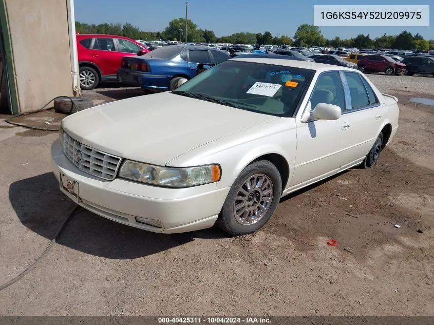 2002 Cadillac Seville Sls VIN: 1G6KS54Y52U209975 Lot: 40425311