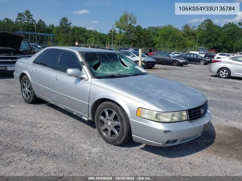 2003 Cadillac Seville Sls VIN: 1G6KS54Y33U136784 Lot: 39366924