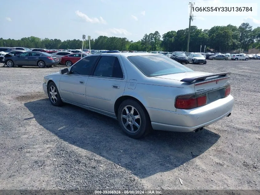 2003 Cadillac Seville Sls VIN: 1G6KS54Y33U136784 Lot: 39366924