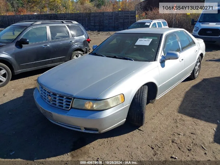 2003 Cadillac Seville Sls VIN: 1G6KS54Y13U240271 Lot: 40679658