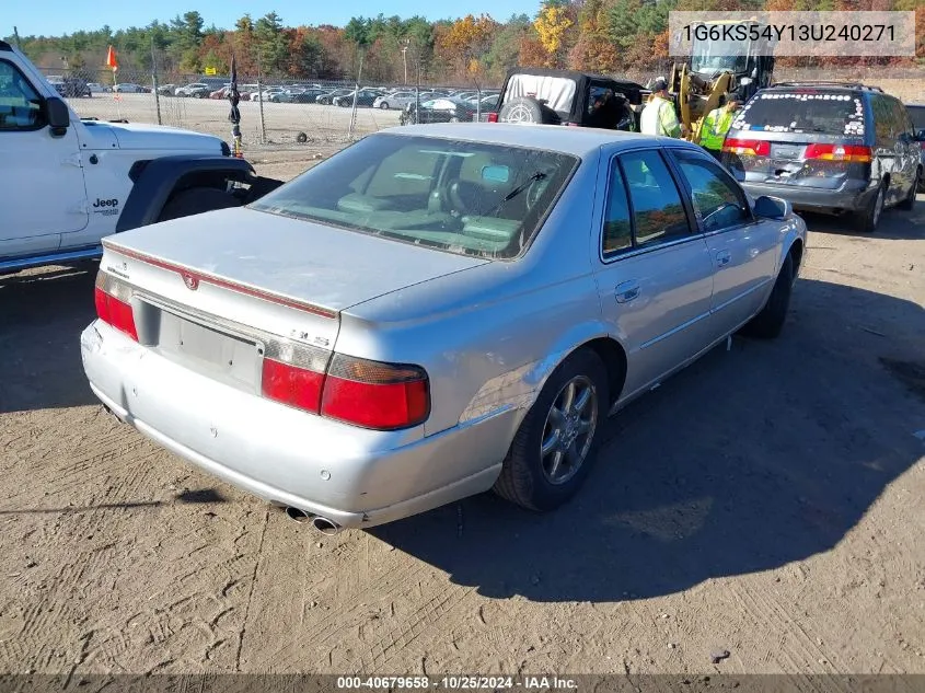 2003 Cadillac Seville Sls VIN: 1G6KS54Y13U240271 Lot: 40679658