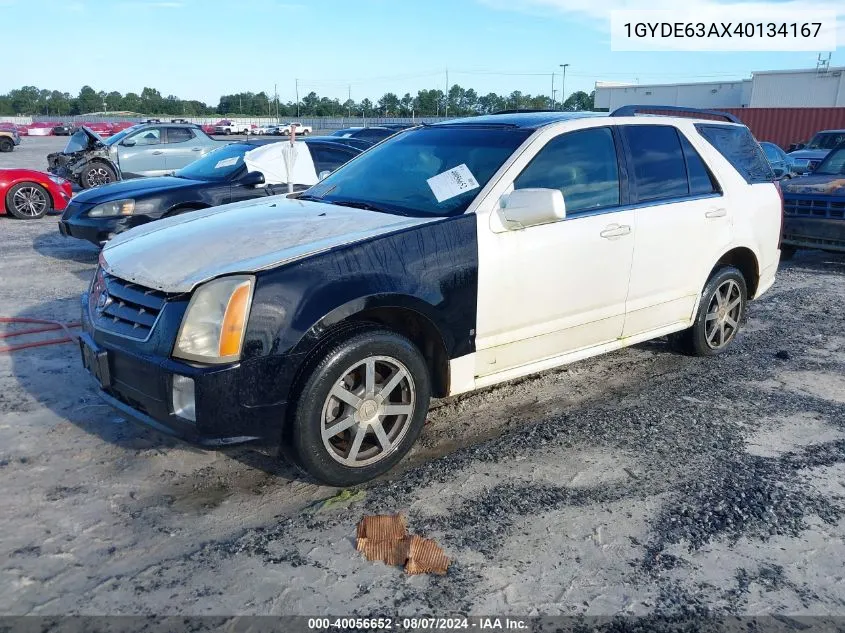 1GYDE63AX40134167 2004 Cadillac Srx V8