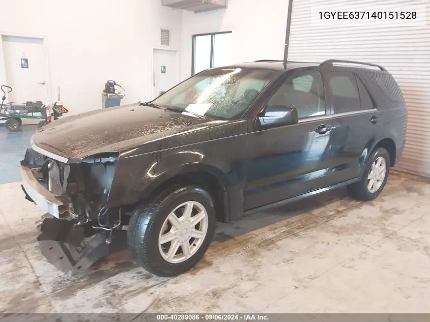 2004 Cadillac Srx Standard VIN: 1GYEE637140151528 Lot: 40289086