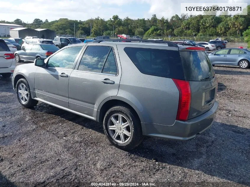 2004 Cadillac Srx Standard VIN: 1GYEE637640178871 Lot: 40428740