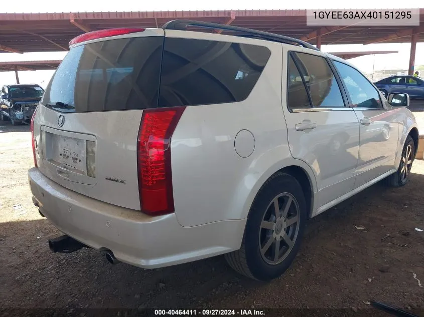 1GYEE63AX40151295 2004 Cadillac Srx V8