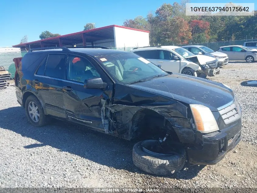 2004 Cadillac Srx Standard VIN: 1GYEE637940175642 Lot: 40546766