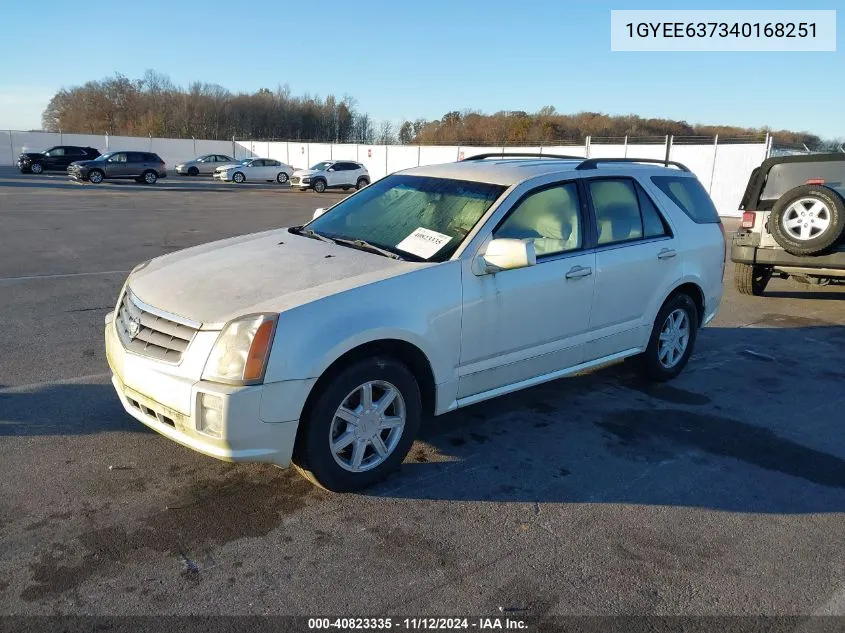 1GYEE637340168251 2004 Cadillac Srx Standard