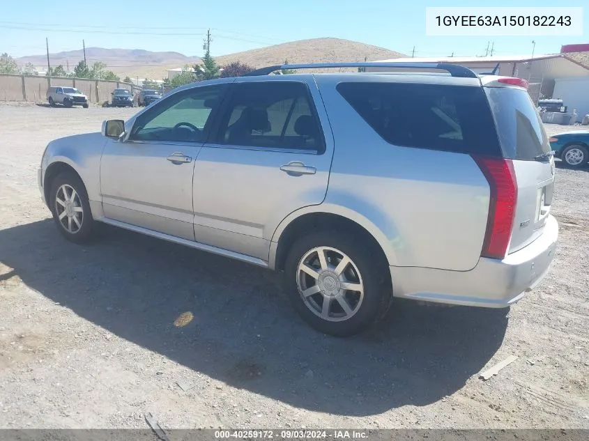 2005 Cadillac Srx V8 VIN: 1GYEE63A150182243 Lot: 40259172