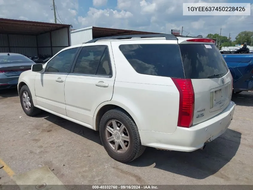 2005 Cadillac Srx V6 VIN: 1GYEE637450228426 Lot: 40332760