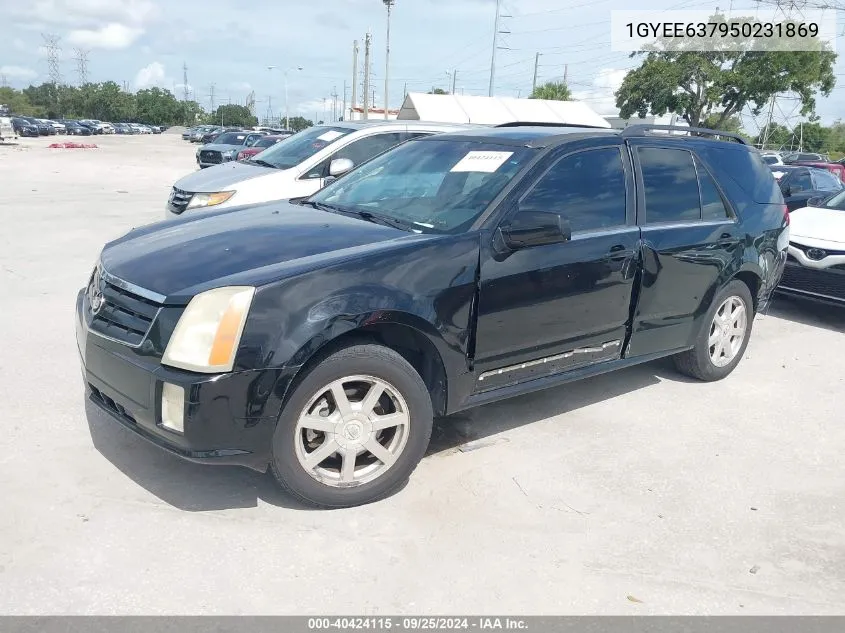 2005 Cadillac Srx V6 VIN: 1GYEE637950231869 Lot: 40424115