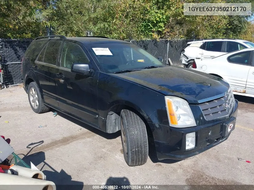 2005 Cadillac Srx V6 VIN: 1GYEE637350212170 Lot: 40530522