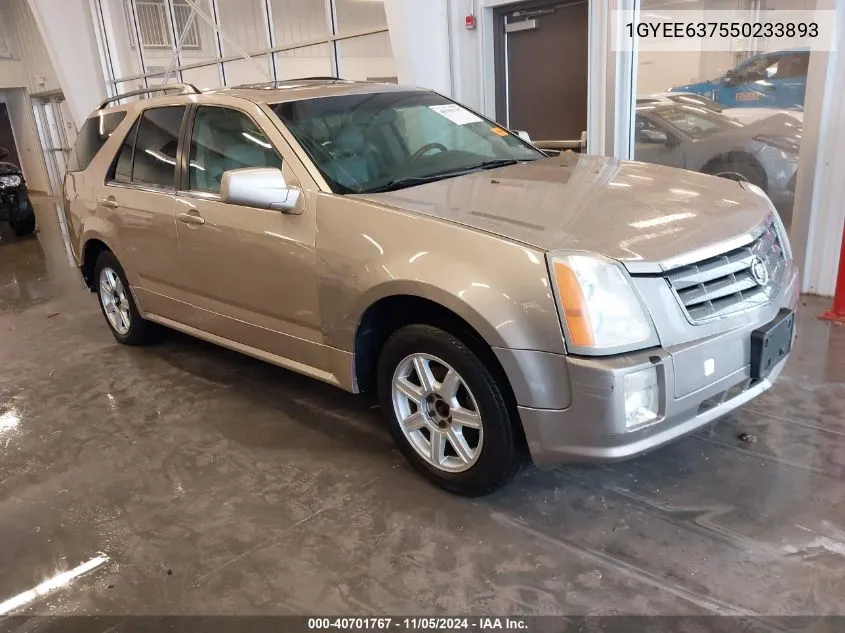 2005 Cadillac Srx V6 VIN: 1GYEE637550233893 Lot: 40701767